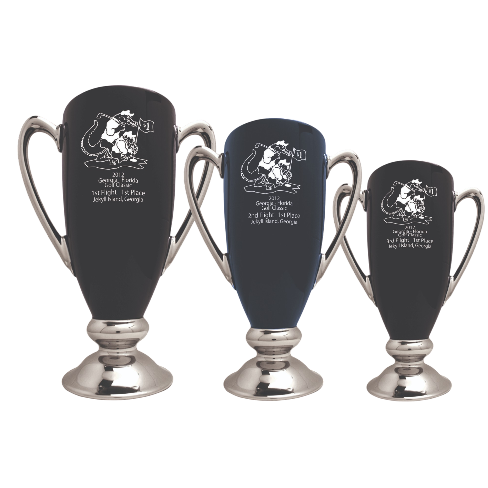 Custom Ceramic Trophy Cup with Handles
