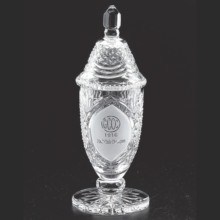 Footed Sports Trophy & Lid