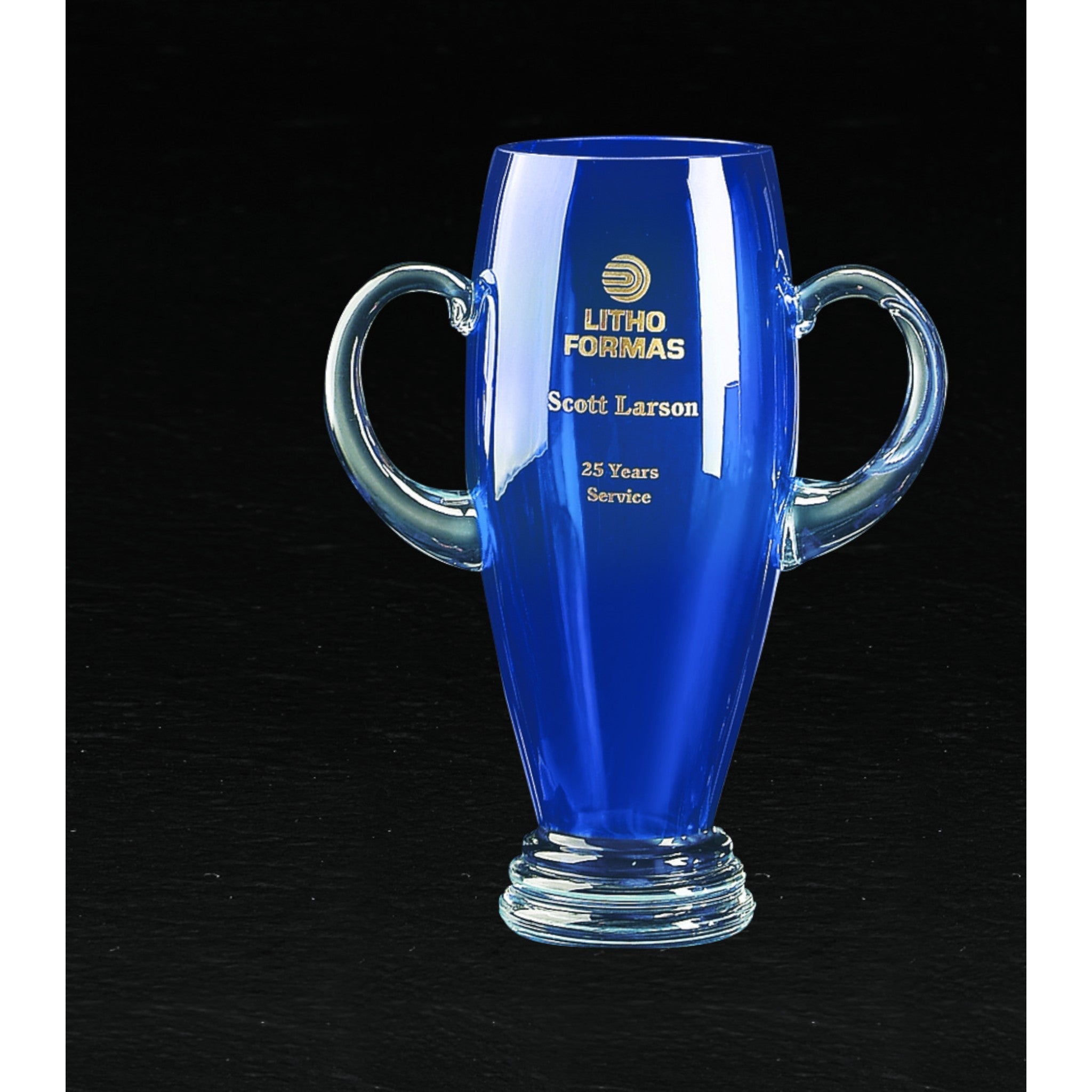 Cobalt Trophy with Handles