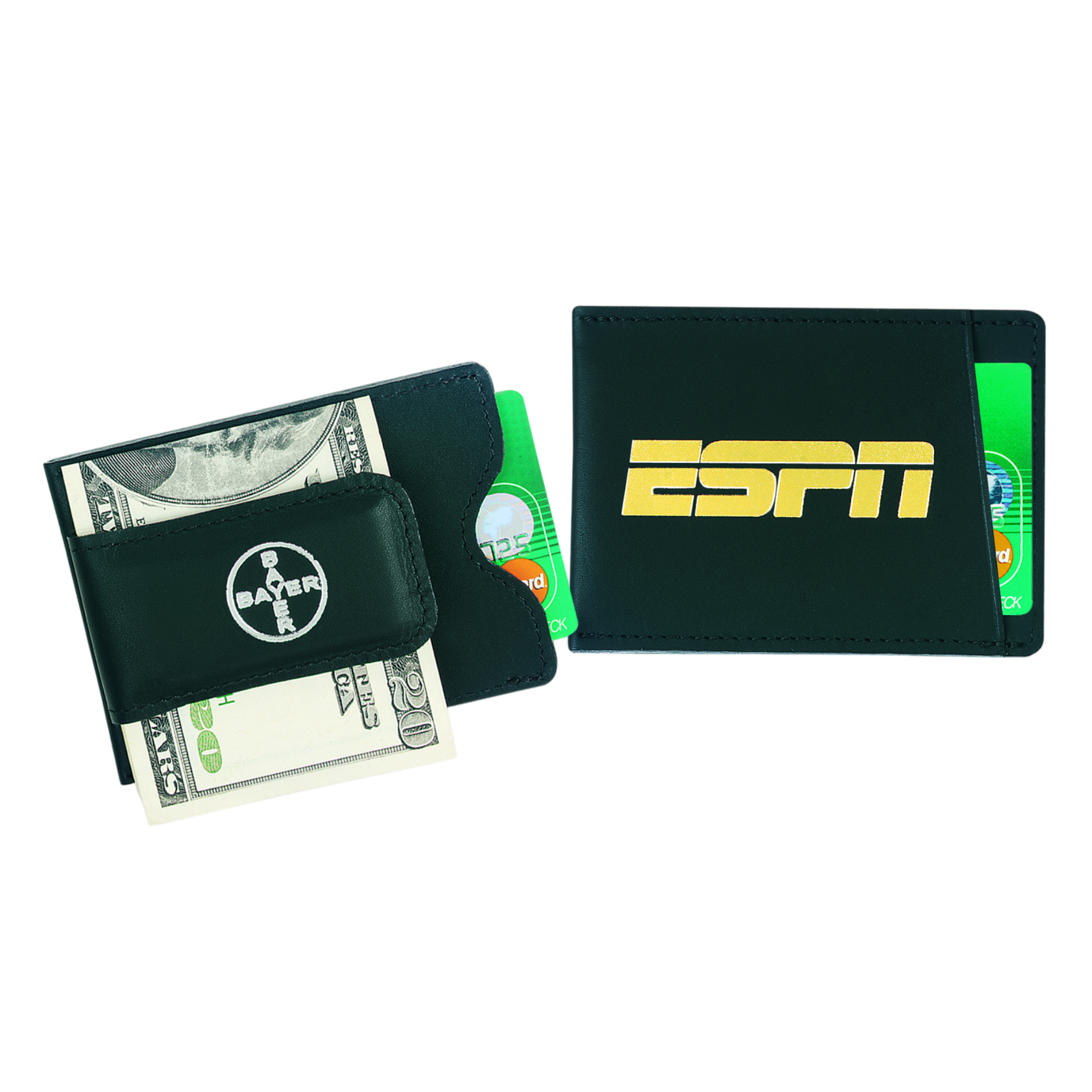 Magnetic Leather Money Clip