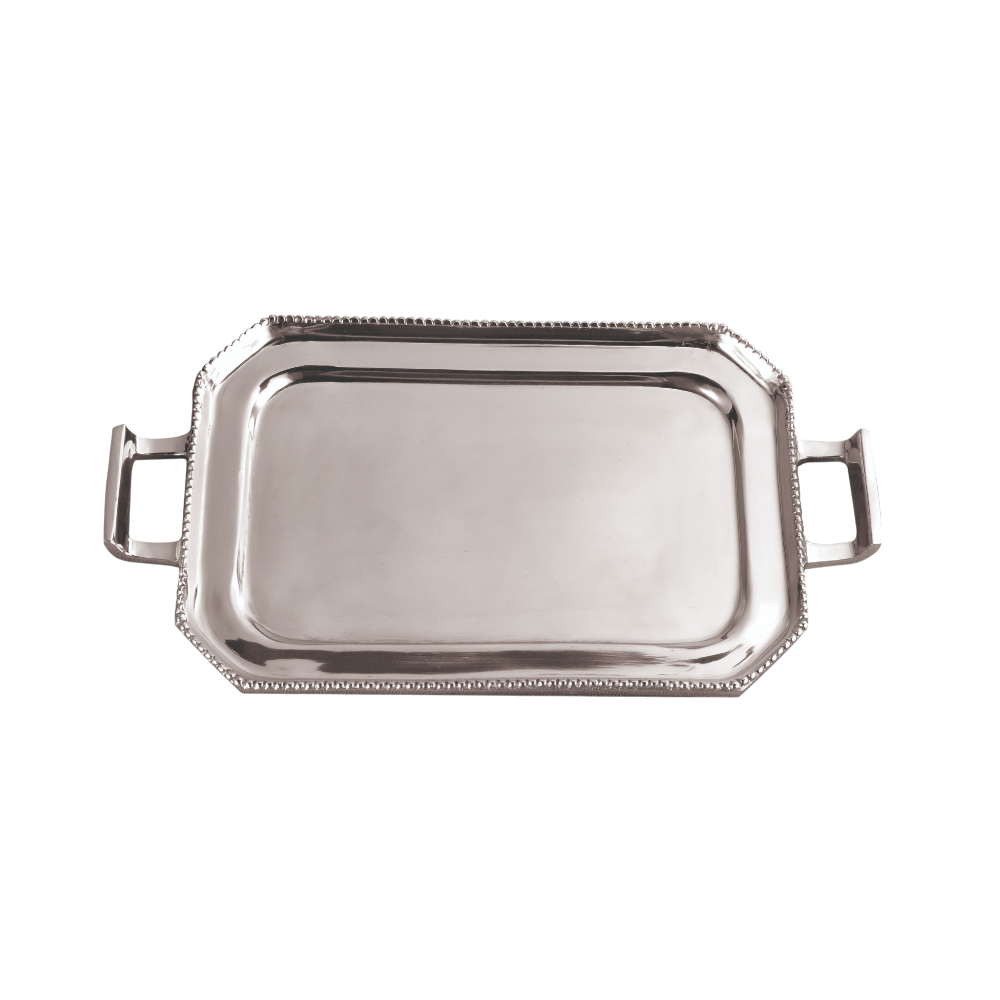 Aluminum Rectangular Beaded Tray