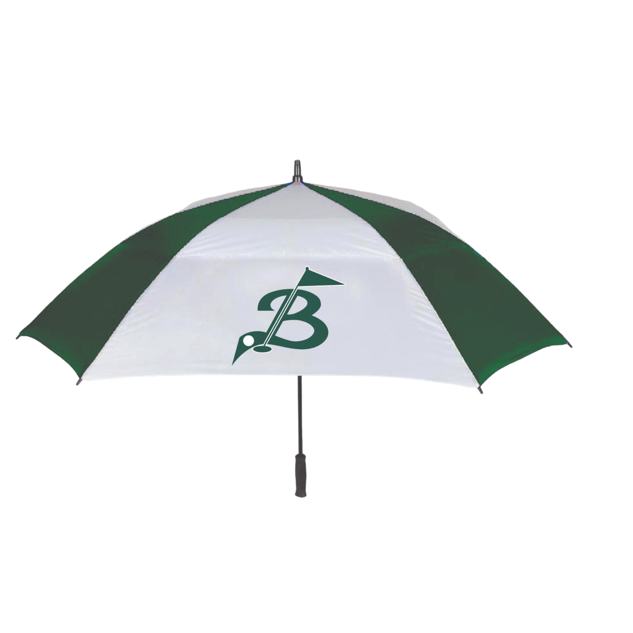 Square 62" Auto Vented Umbrella With Rubber Grip