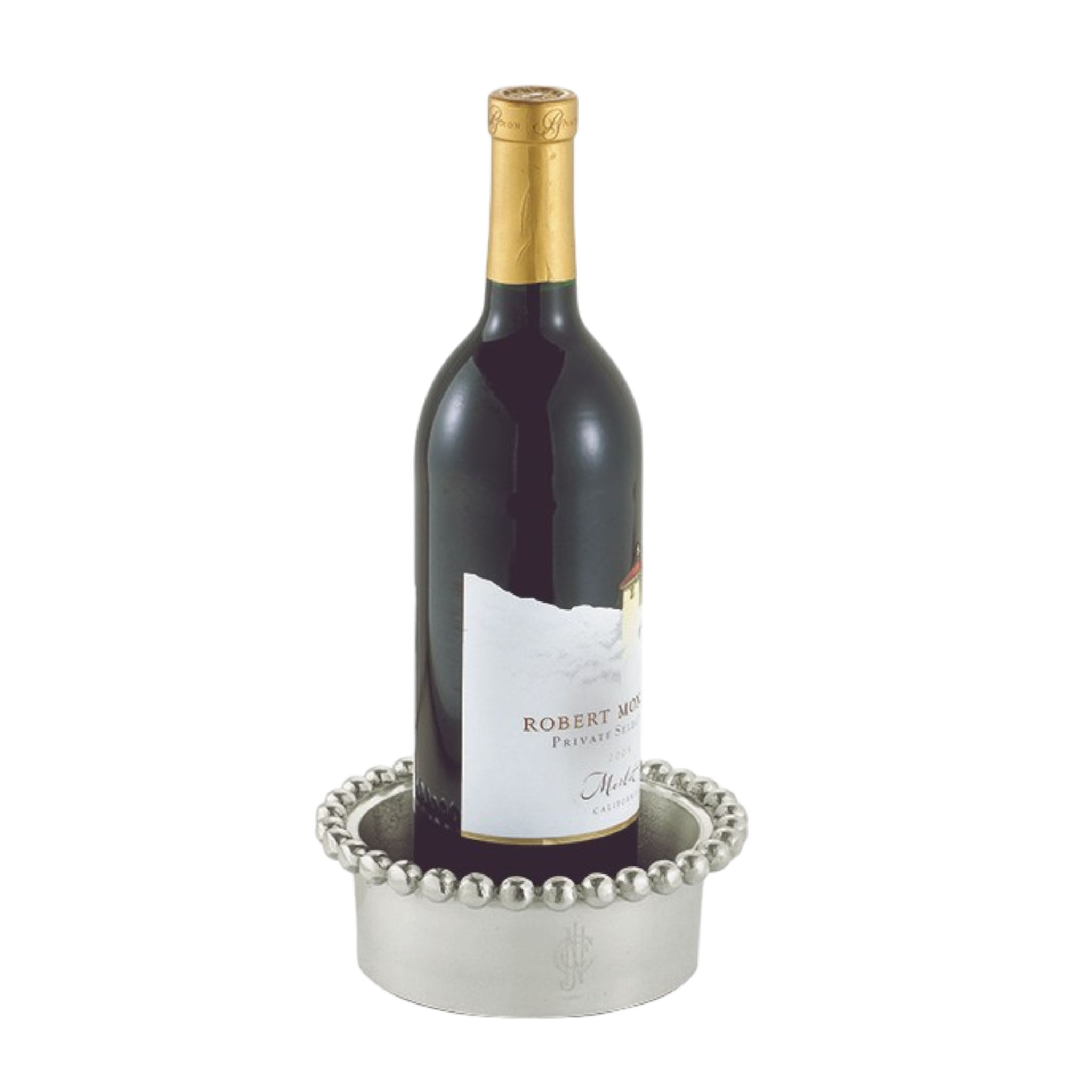 Aluminum Beaded Wine Holder