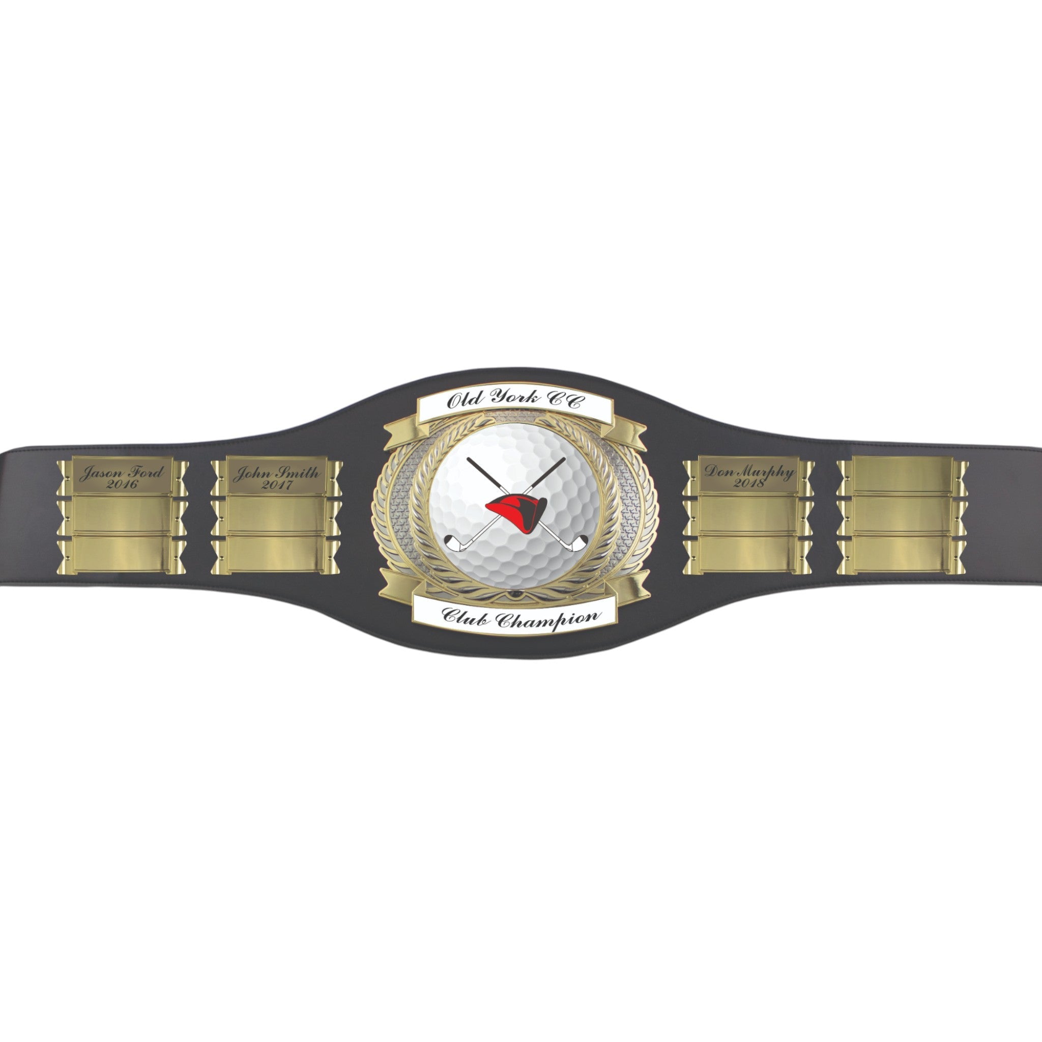 Black Leather Perpetual Champion's Belt