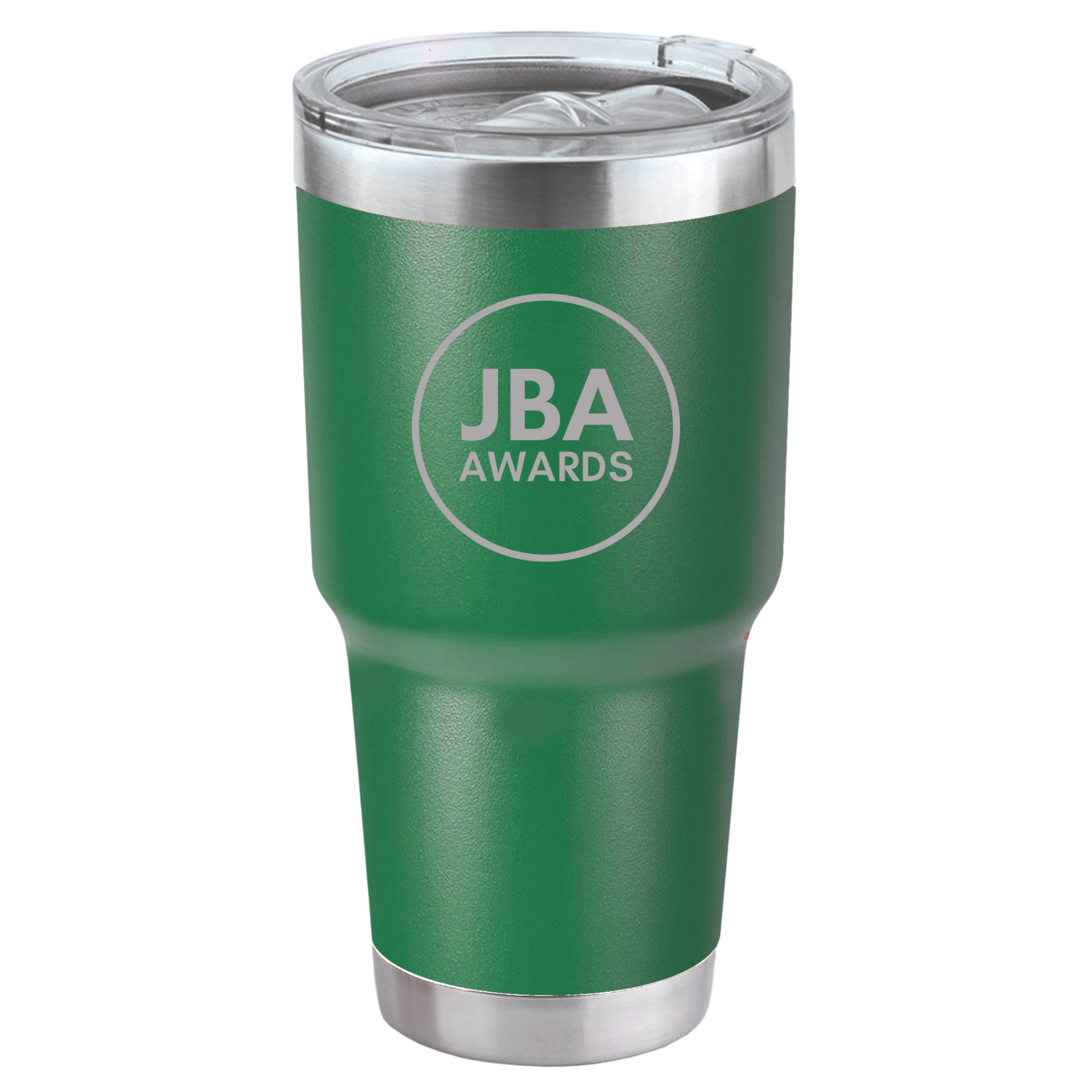 Stainless Steel 30 Oz. Powder Coated Insulated Tumbler With Lasered Imprint