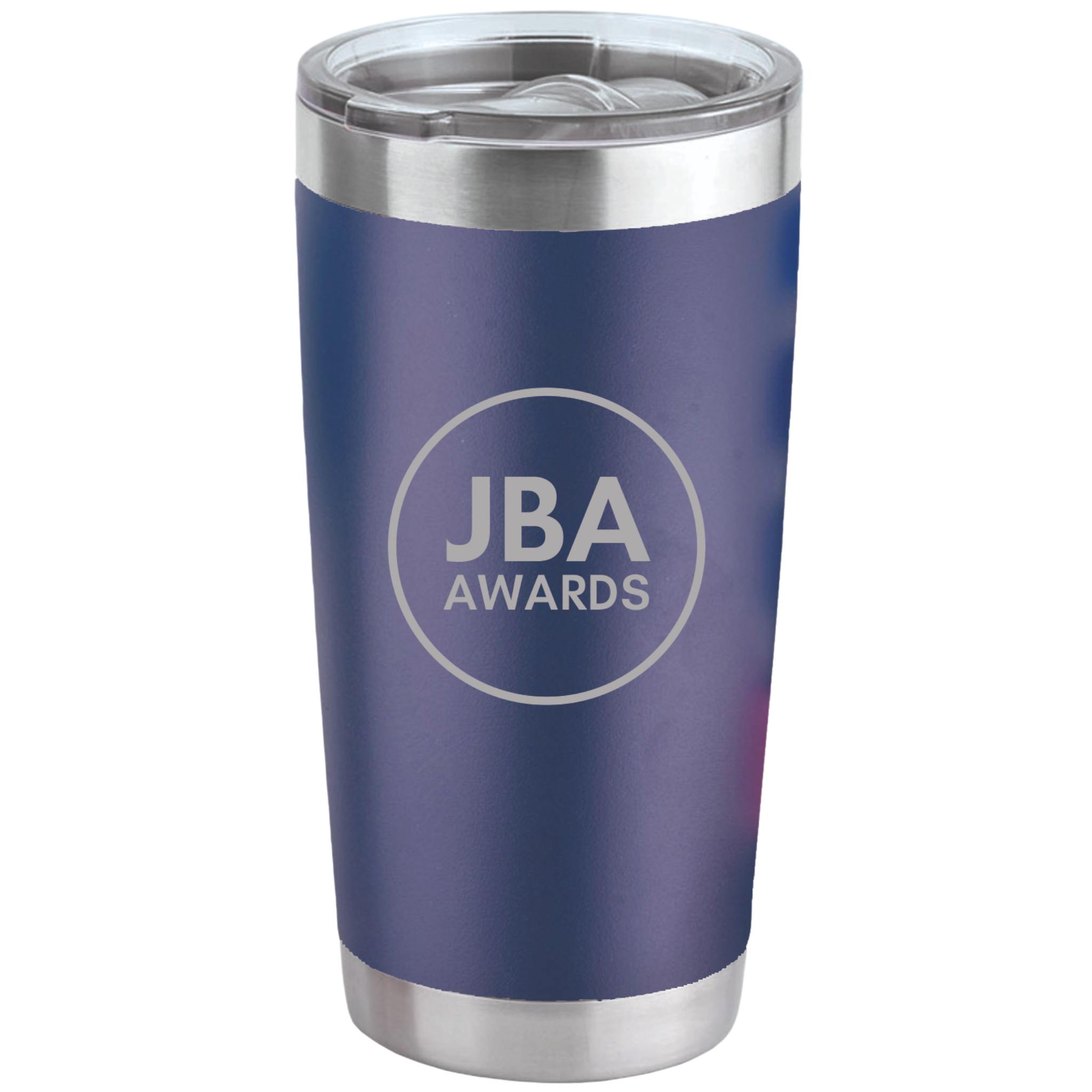 Stainless Steel 20 Oz. Powder Coated Insulated Tumbler With Lasered Imprint
