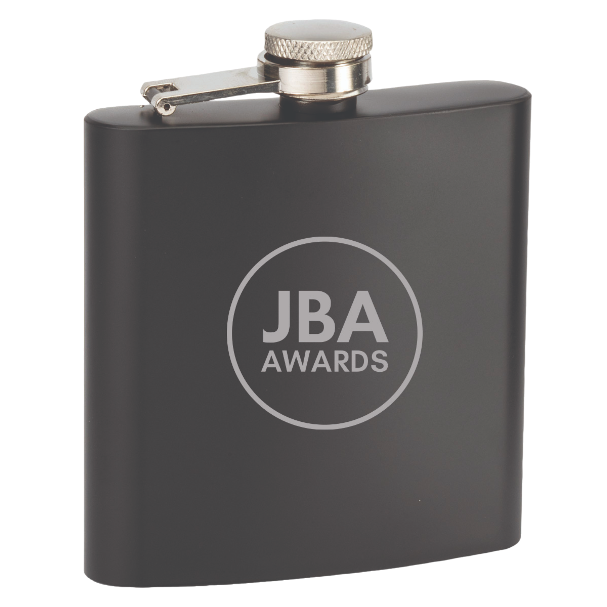 Stainless Steel 6 Oz. Powder Coated Insulated Flask With Lasered Imprint