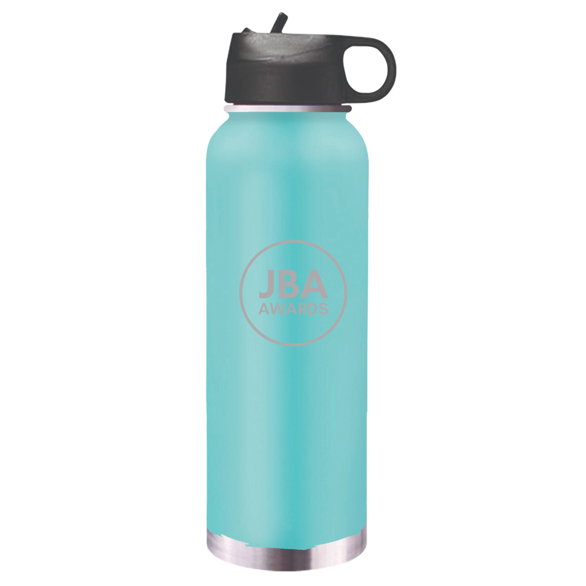 Stainless Steel 32 Oz. Powder Coated Insulated Bottle With Lasered Imprint