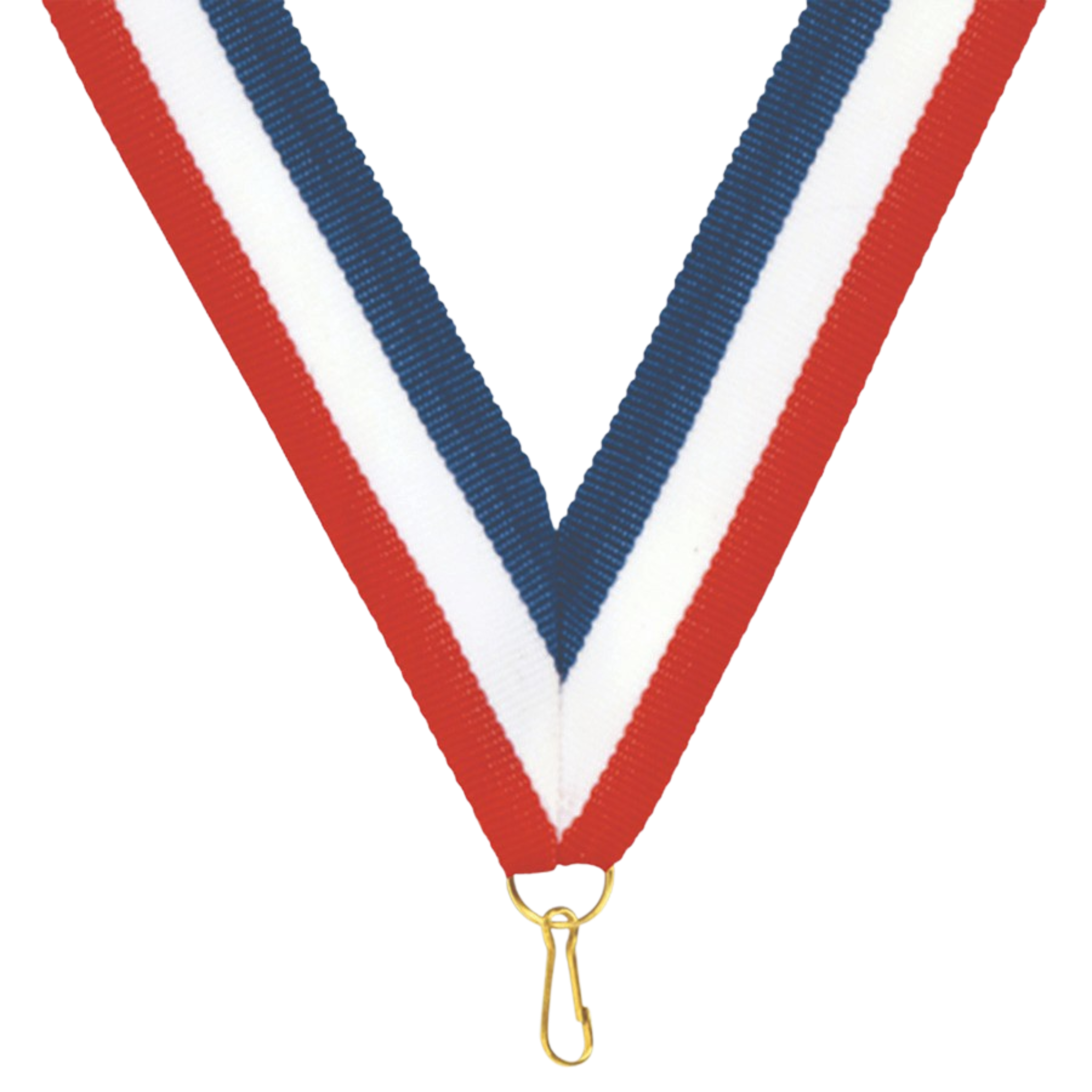 2" Golf Design Medal With Lasered Copy & Ribbon