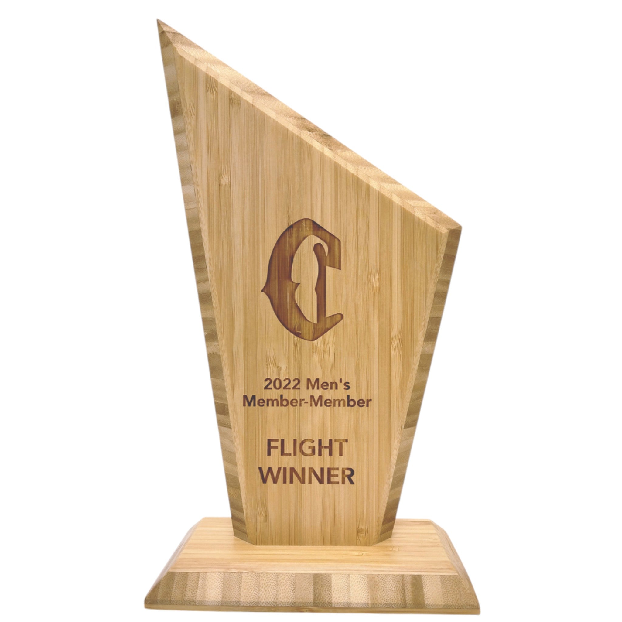 Bamboo Award With Laser Engraving