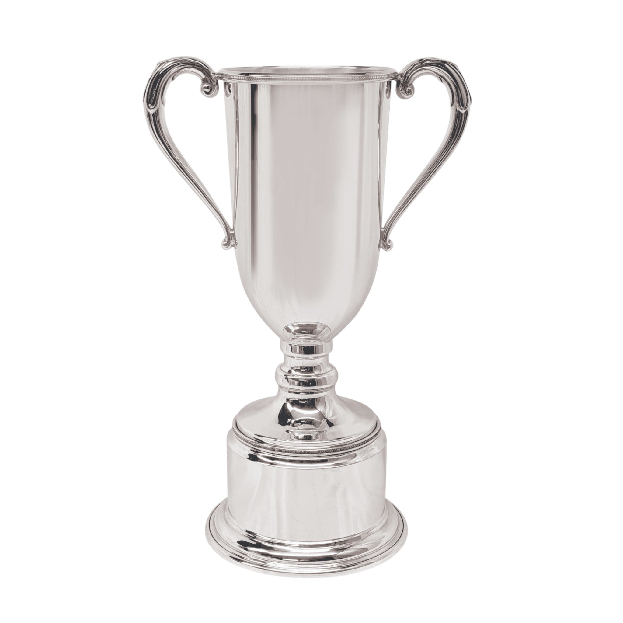 Pewter Loving Cup Trophy Cup On Pewter Base
