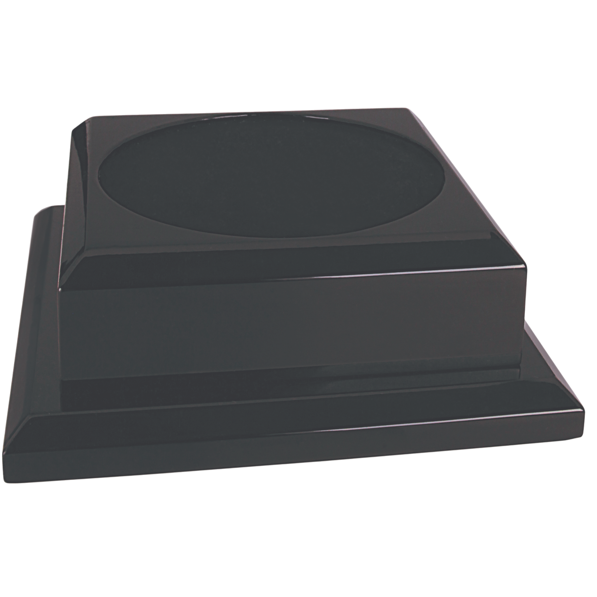 Black Piano Finish Wood Base