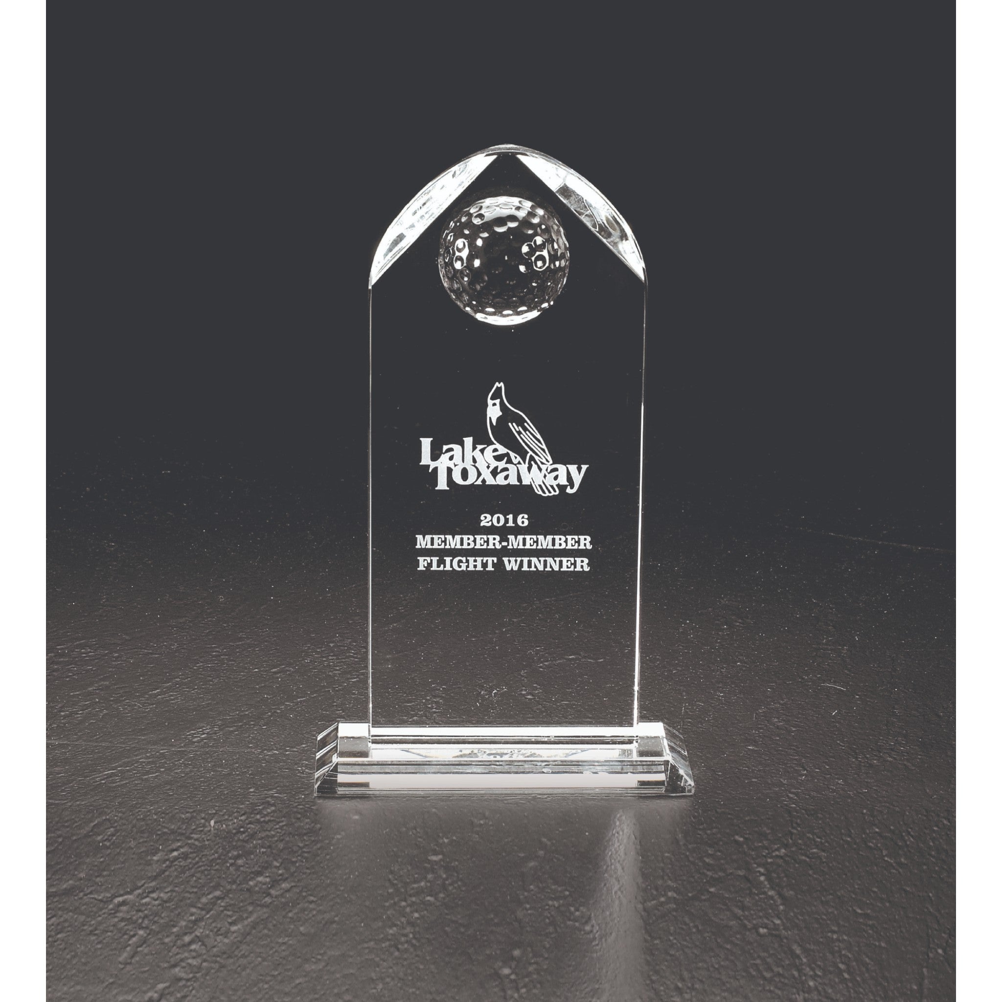 Optic Crystal Distinguished Golf Arch Award
