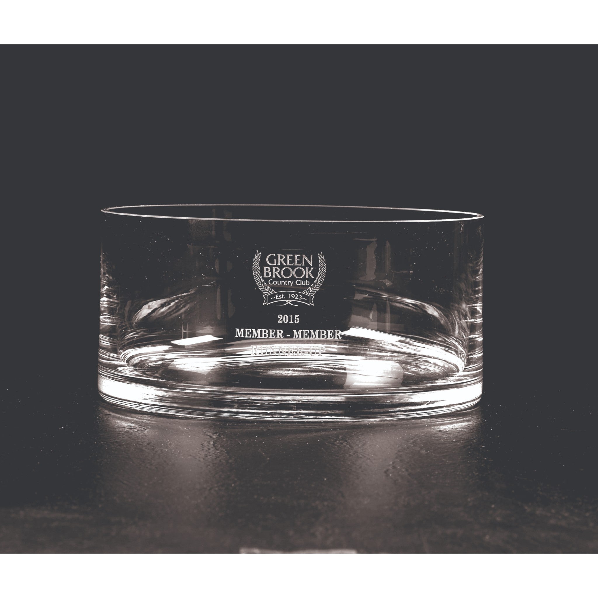 Manhattan Mouth Blown Crystal Bowl