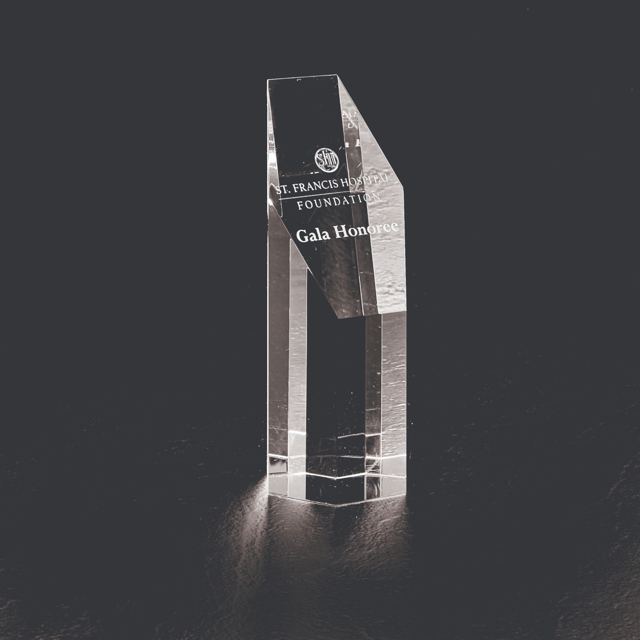 Optical Crystal Hexagon Tower Award