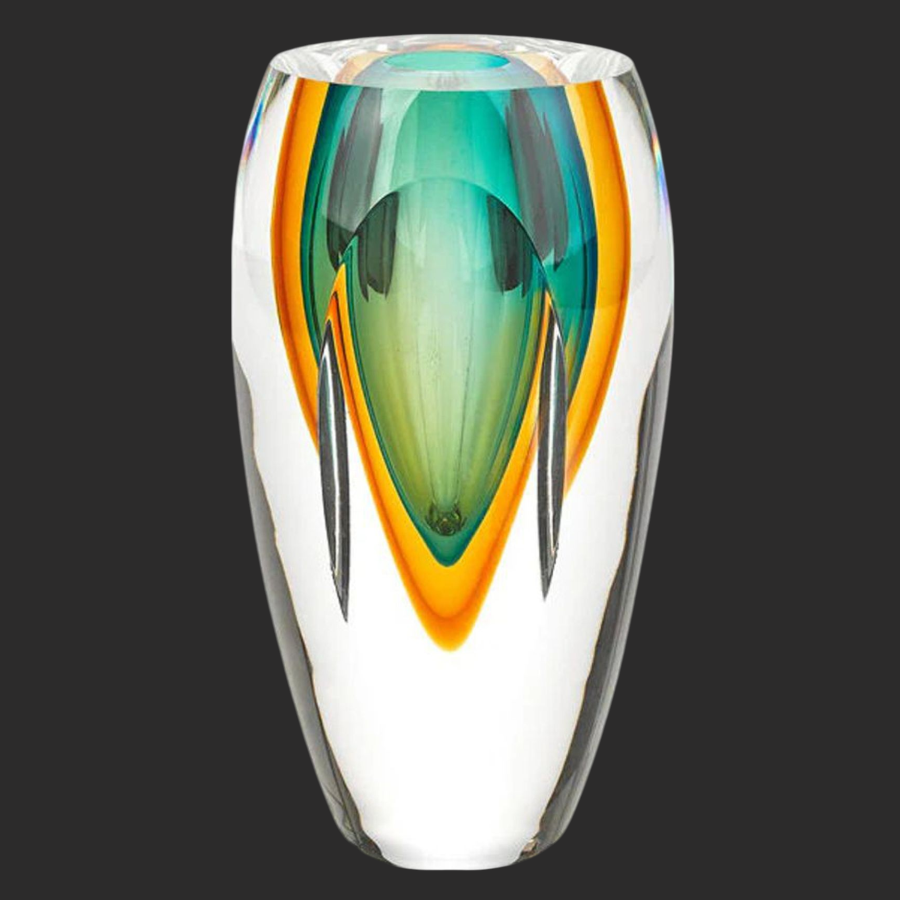 Rimini Murano Style Glass Vase