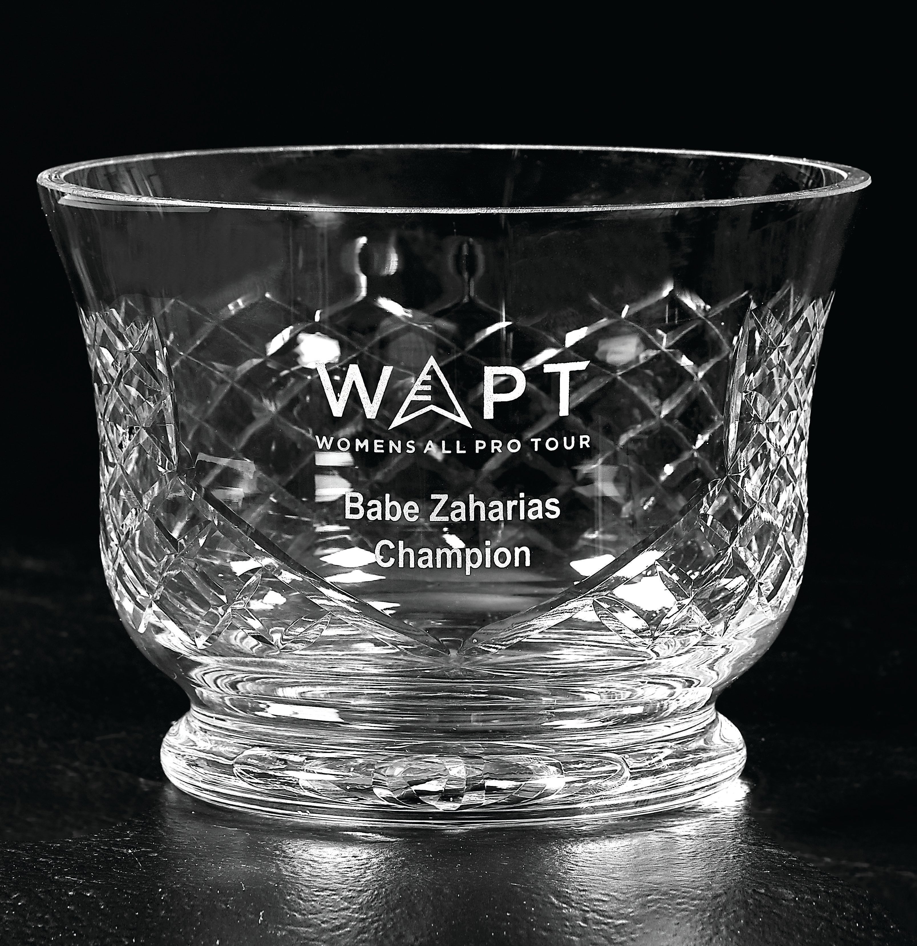 Crystal Round Flared Bowl