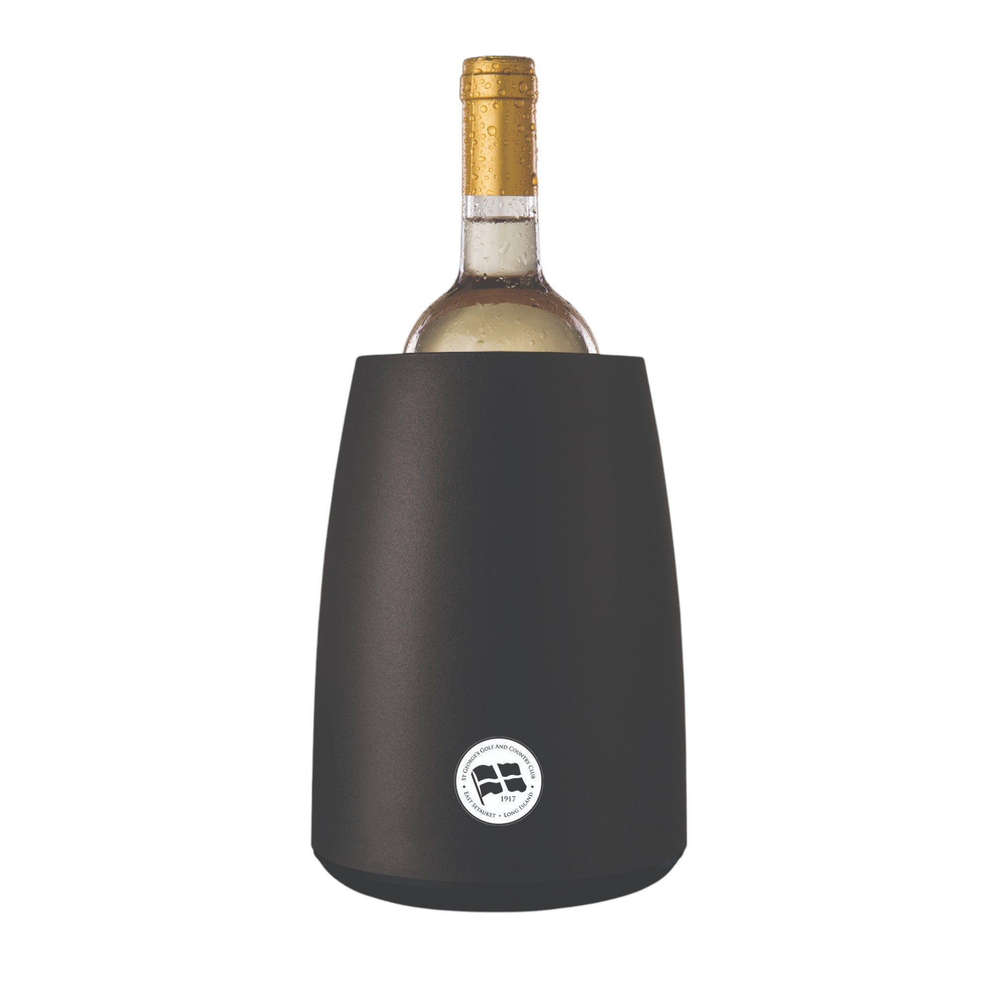 Black Stainless Steel Wine Cooler