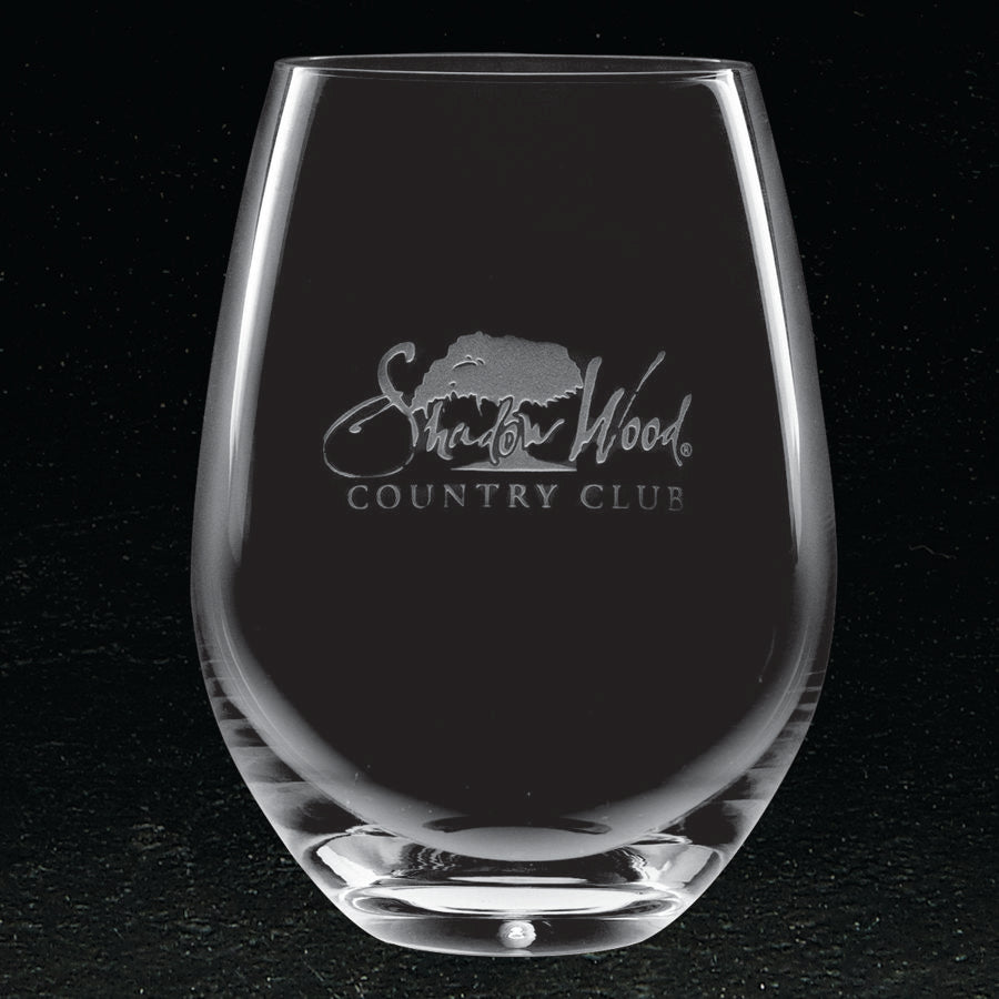 Elite Red Stemless Wine Glasses