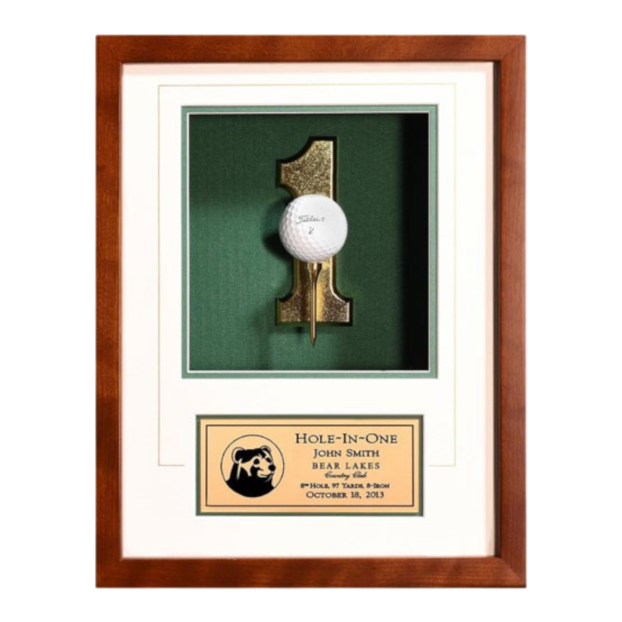 Framed Hole-in-One Shadow Box