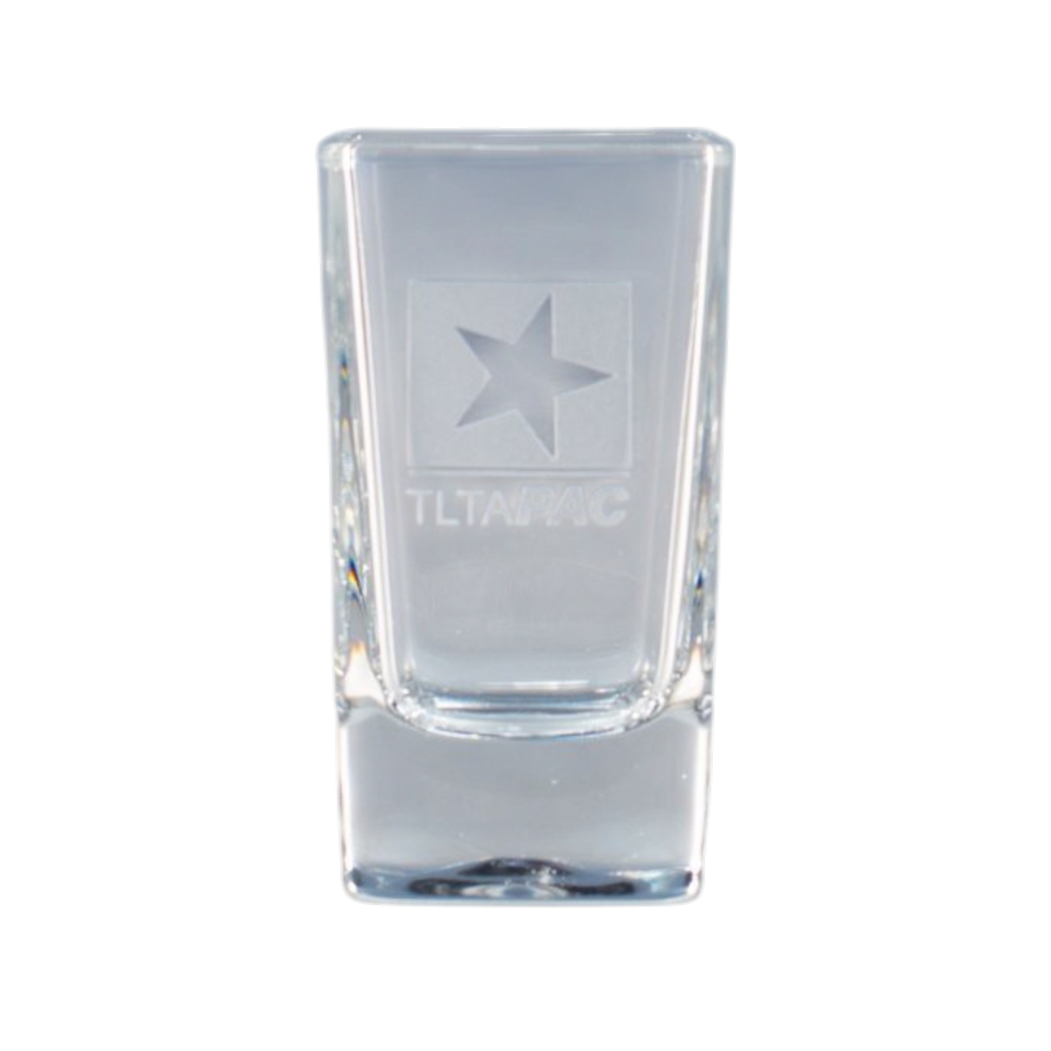 Boxed Set of Two Etched Crystal Shot Glasses