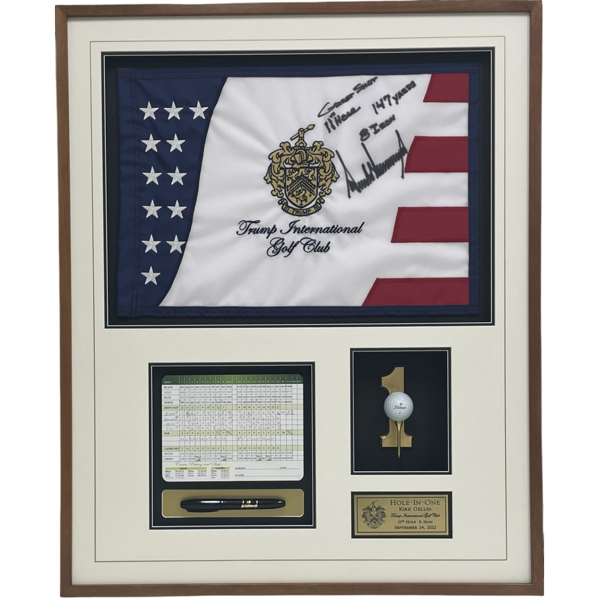 Custom Framed Hole-in-One Shadow Boxes