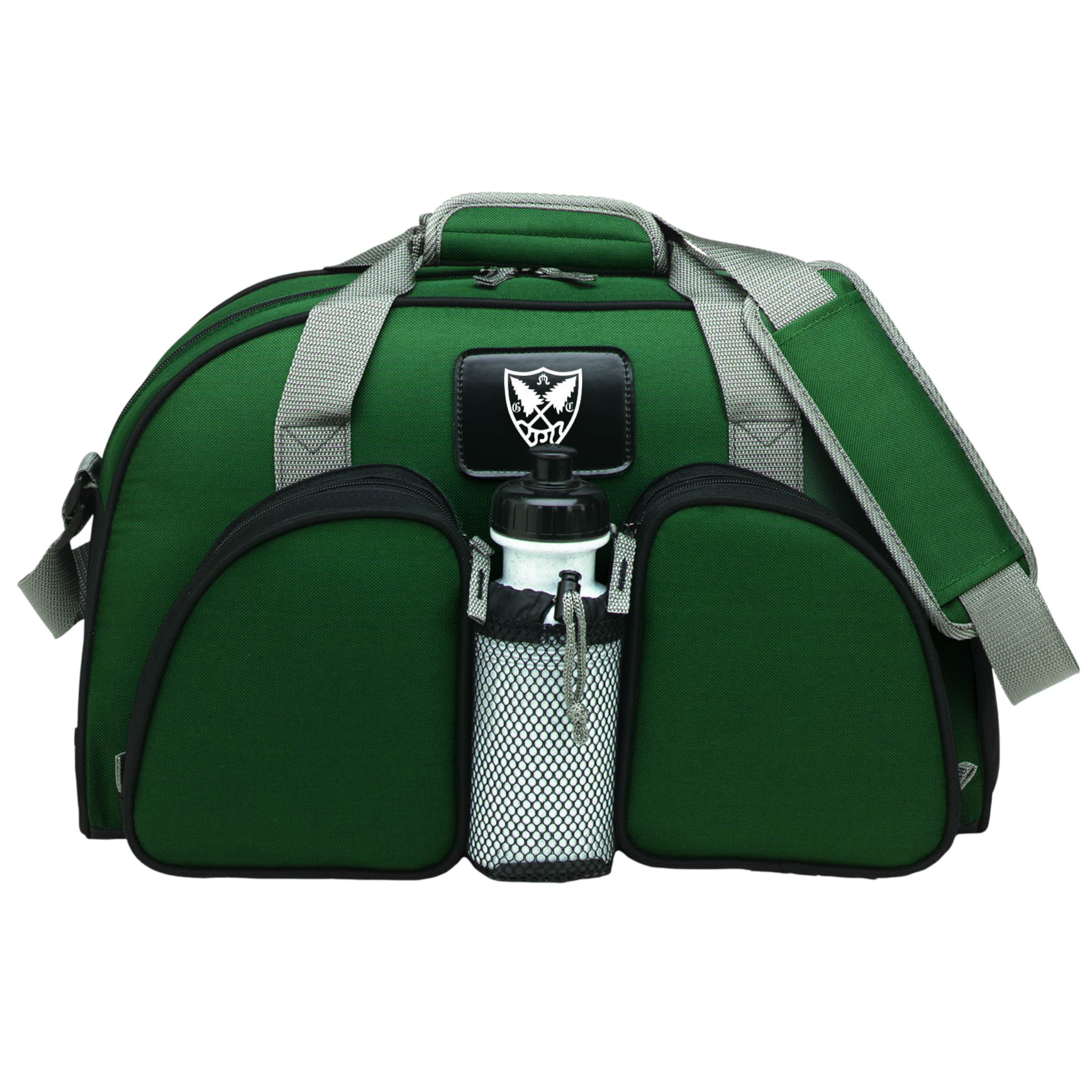 Duffle Bag with Bottle Holder