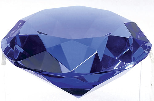 Diamond Shaped Blue Crystal