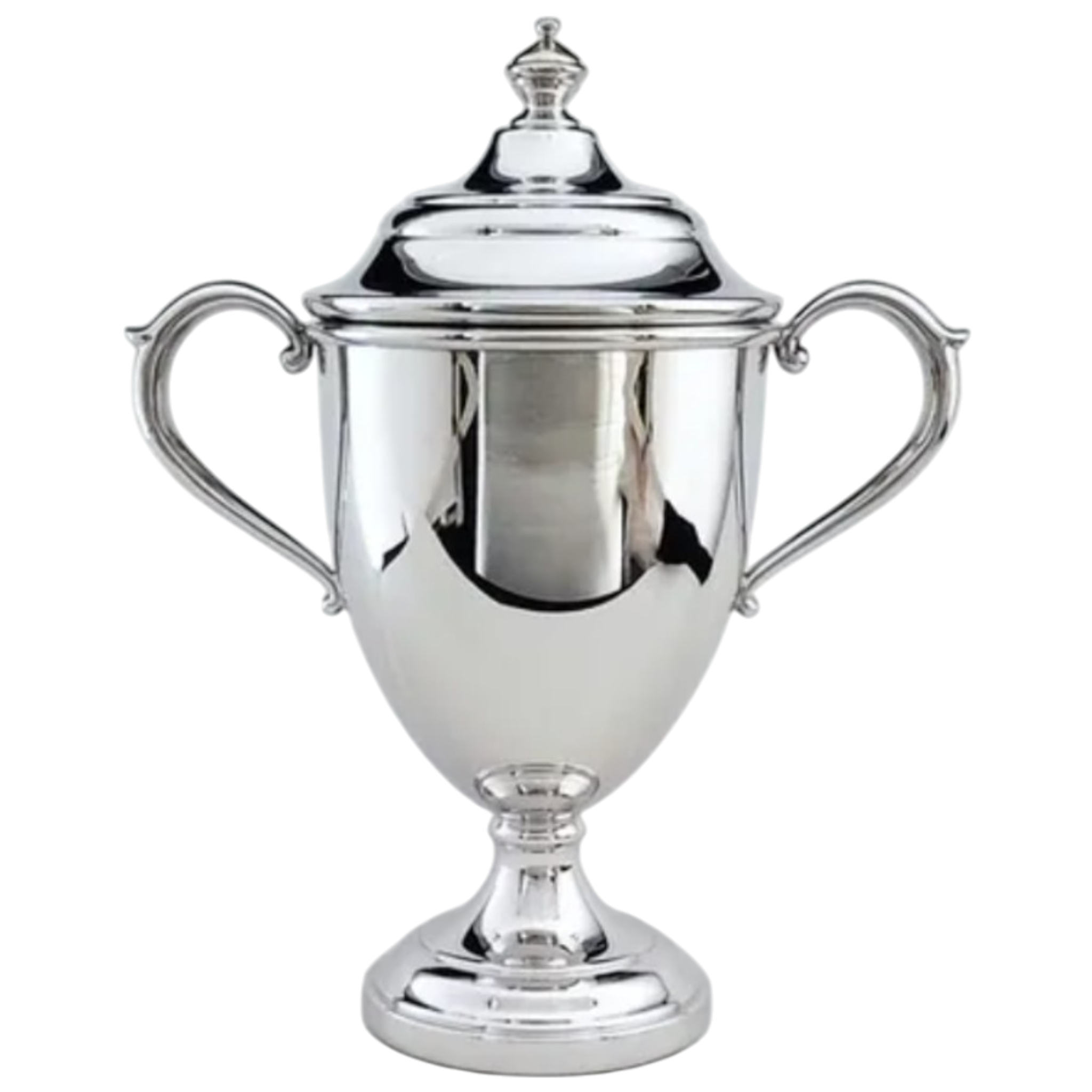 Pewter Trophy Cup with Lid
